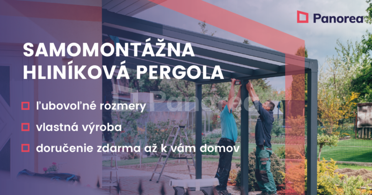 Pergola, ktorú si viete postaviť sami