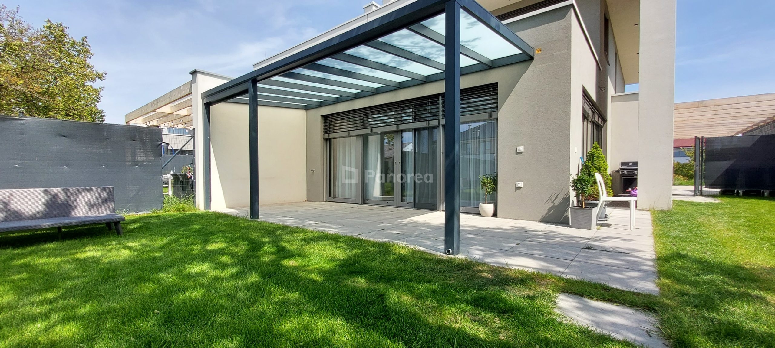 PANOGLASS | Hliníková pergola | Sklo – Obrázok 13