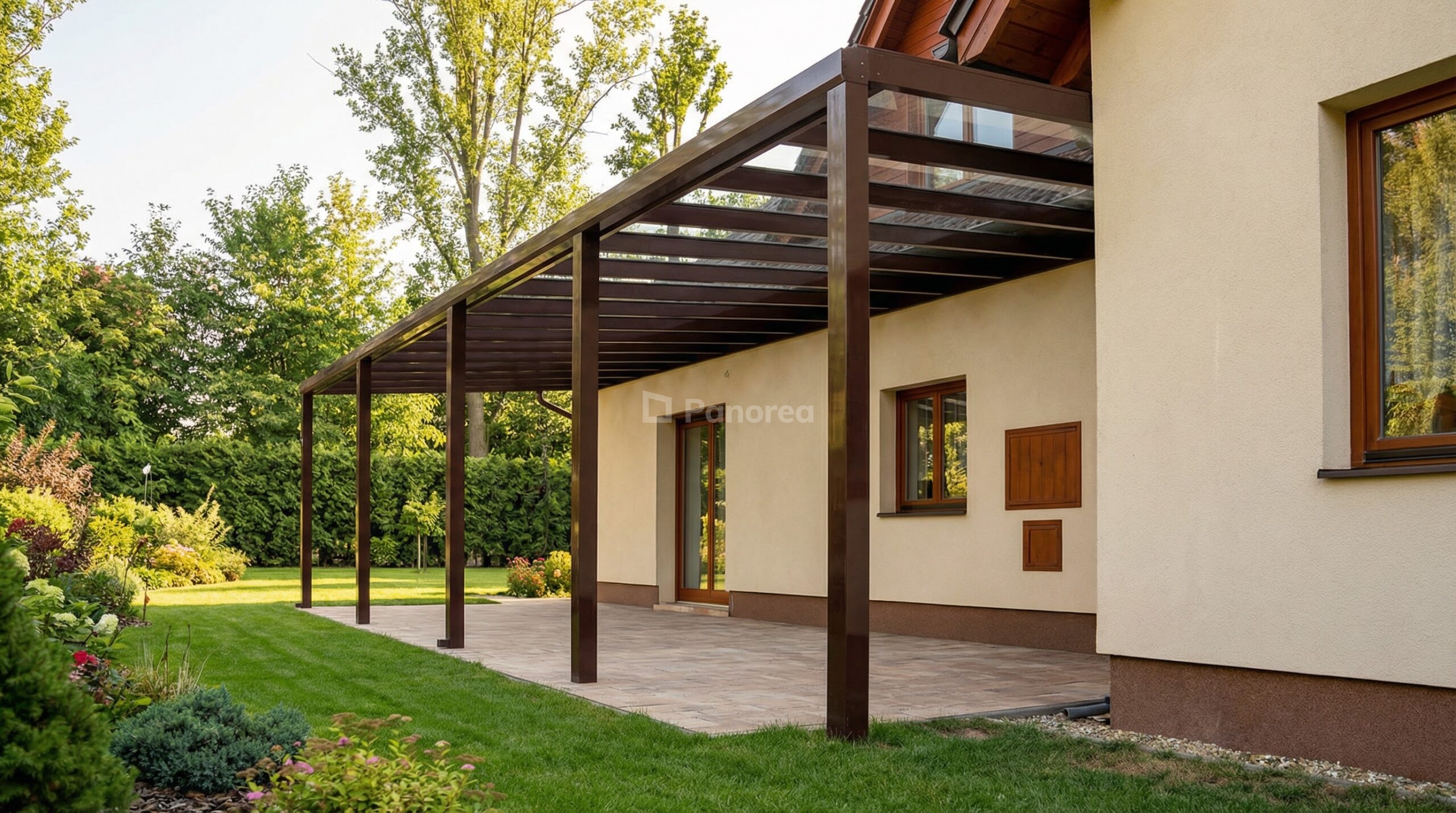 PANOGLASS | Hliníková pergola | Sklo – Obrázok 5