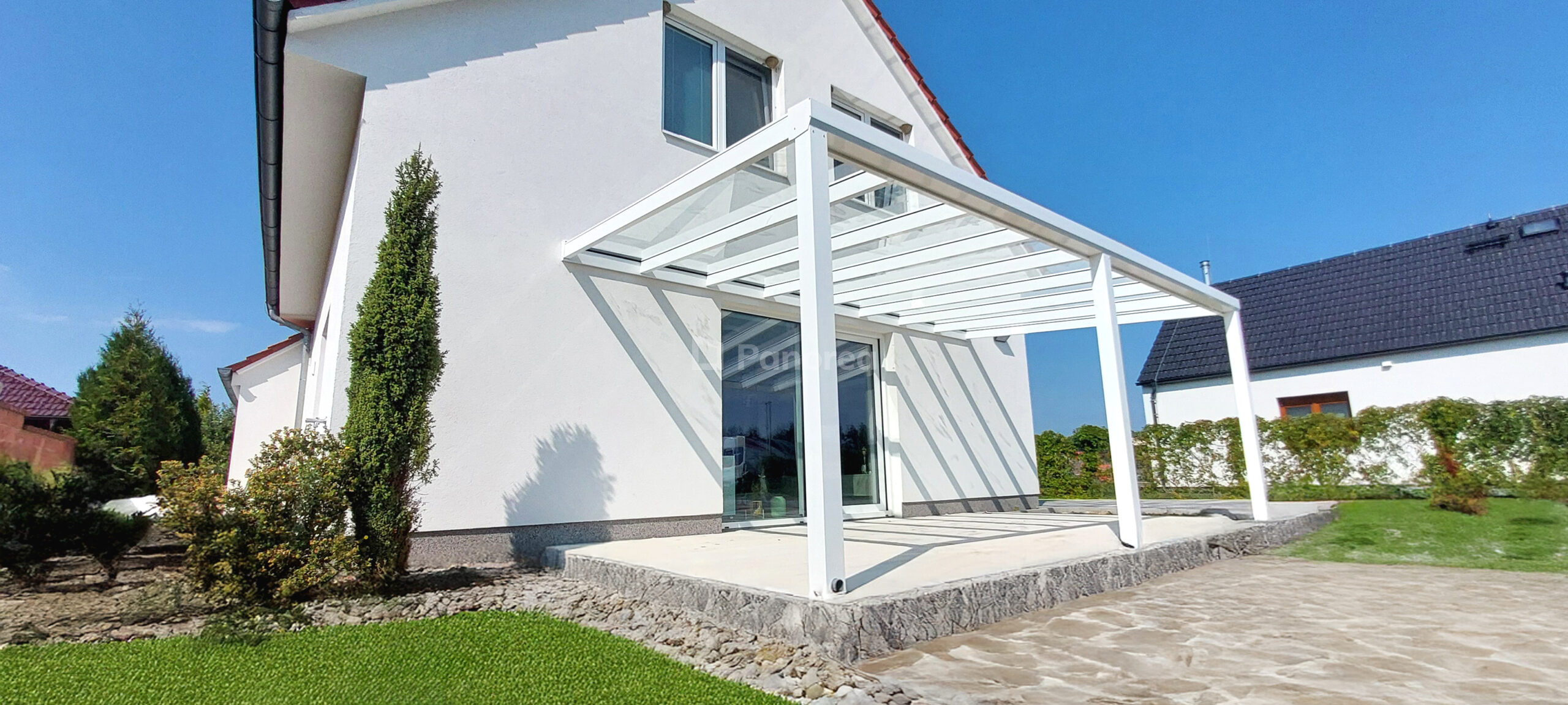 PANOGLASS | Hliníková pergola | Sklo – Obrázok 7