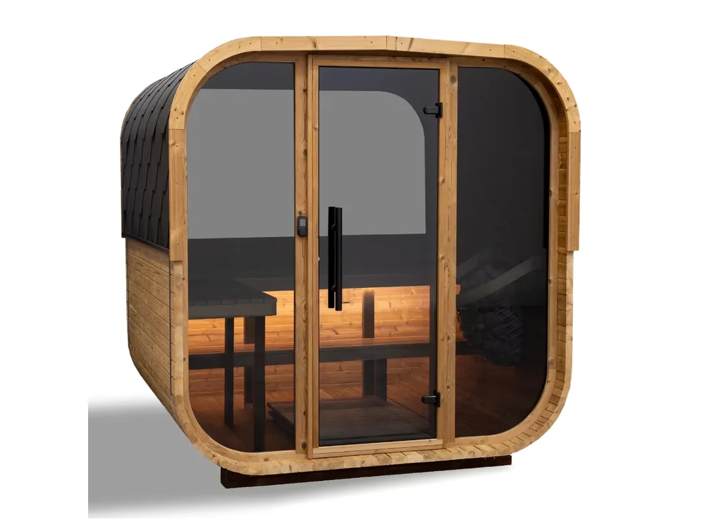 Fínska sauna HANSCRAFT QUADRA X | Vonkajšia sauna – Obrázok 3