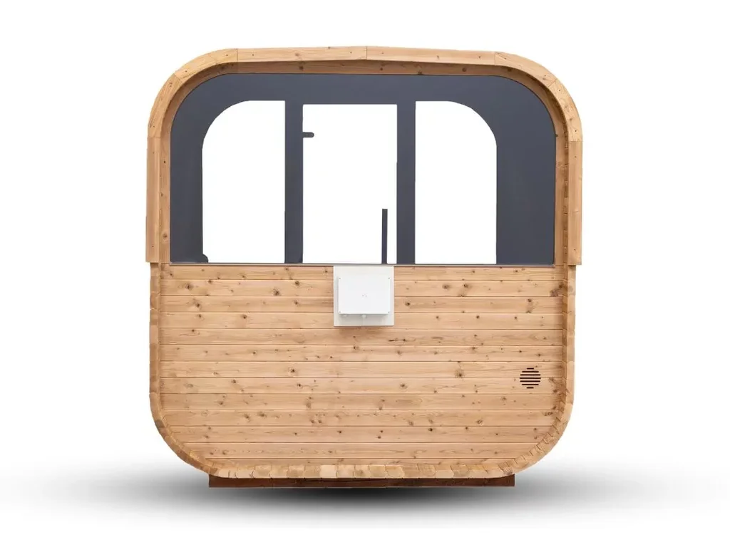 Fínska sauna HANSCRAFT QUADRA X | Vonkajšia sauna – Obrázok 4